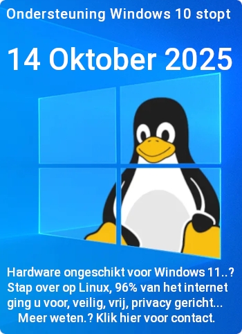 Einde Windows 10